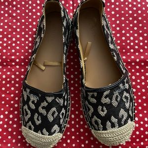 Nautica Leopard Canvas Leopard Print Size 7.5